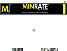 Tablet Screenshot of minrate.com
